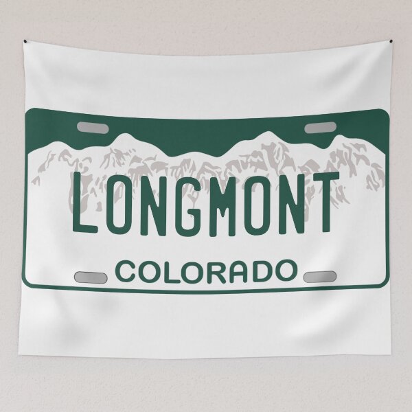 Item preview, Longmont Colorado License Plate designed and sold by Decal Mania.