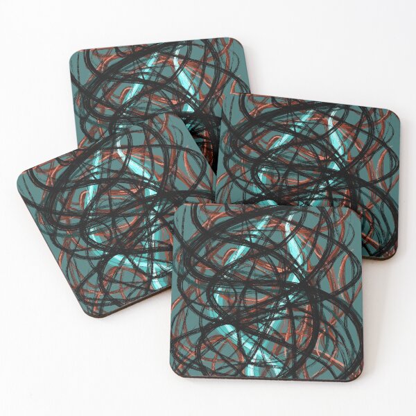 Item preview, Abstract Calligraphy designed and sold by prettykokopuff.
