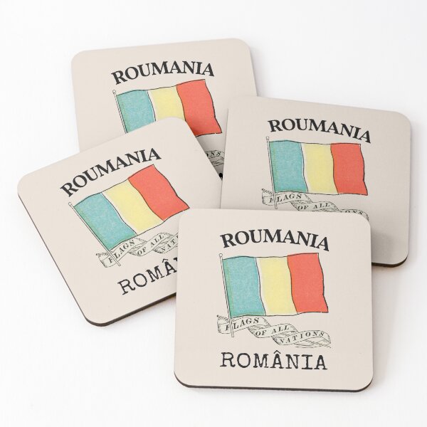 Item preview, Antique Flag of Romania designed and sold by KewaleeTee.