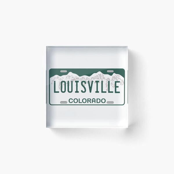 Item preview, Louisville Colorado License Plate designed and sold by zsonn.