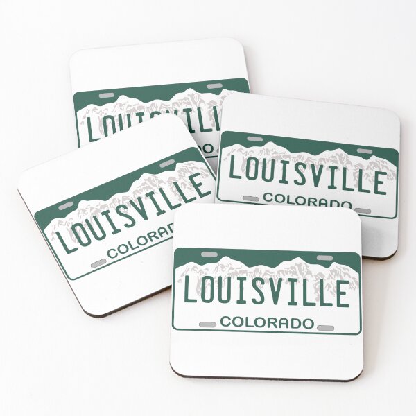 Item preview, Louisville Colorado License Plate designed and sold by Decal Mania.