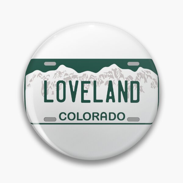 Item preview, Loveland Colorado License Plate designed and sold by Decal Mania.