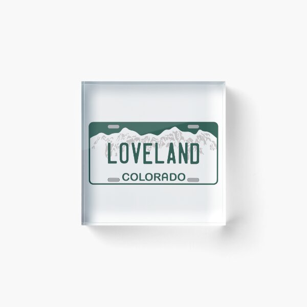 Item preview, Loveland Colorado License Plate designed and sold by Decal Mania.