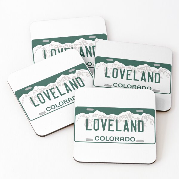 Item preview, Loveland Colorado License Plate designed and sold by Decal Mania.