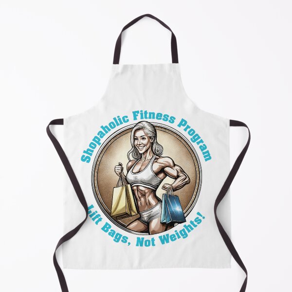 Item preview, Shopaholic Fitness designed and sold by tee-blah-blah.