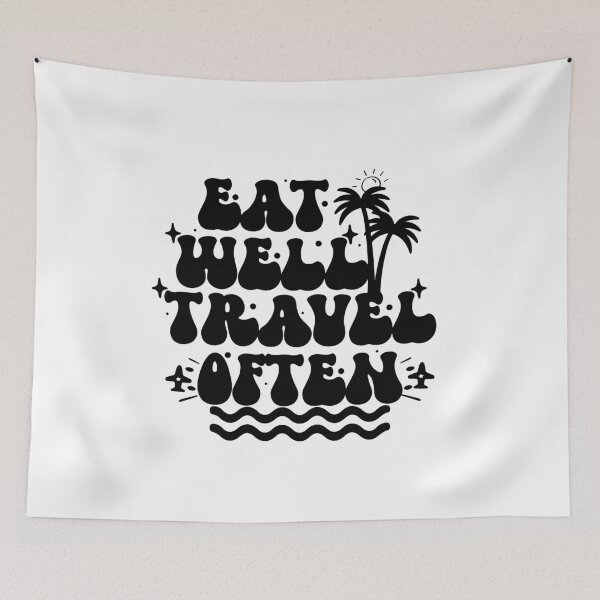 Item preview, eat well travel often, Passionate about travel and trip designed and sold by Ouzgane.