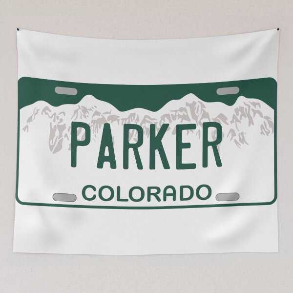 Item preview, Parker Colorado License Plate designed and sold by Decal Mania.