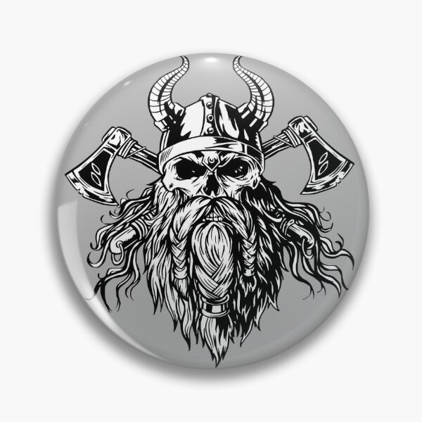 Item preview, Skull with Axe designed and sold by TiendaRoja.