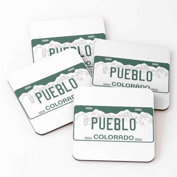 Item preview, Pueblo Colorado License Plate designed and sold by Decal Mania.