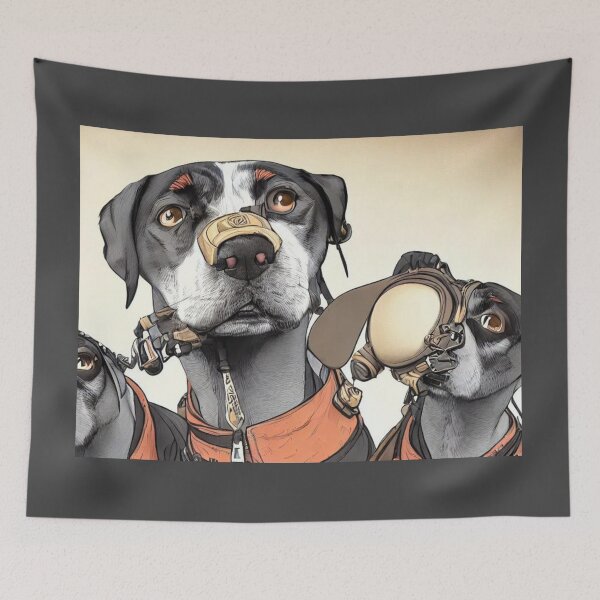 Item preview, Steam Punk Pilot Dogs designed and sold by adena182.