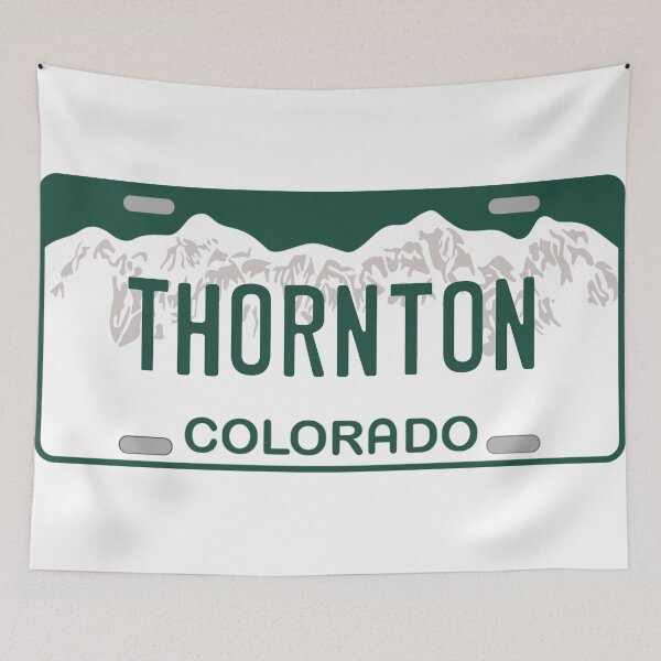 Item preview, Thornton Colorado License Plate designed and sold by Decal Mania.