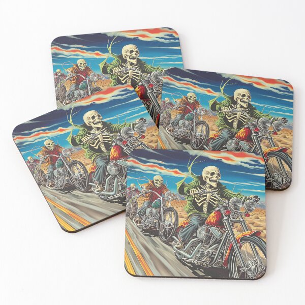 Item preview, Ride to Live, Skeleton Bikers designed and sold by paulosully.