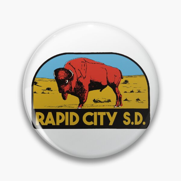 Item preview, Rapid City South Dakota Vintage Style Decal designed and sold by Decal Mania.