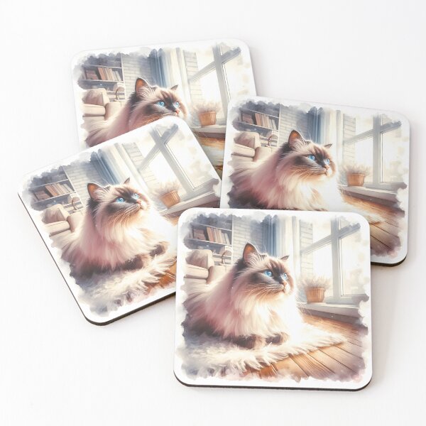 Item preview, Cat Birman designed and sold by RubisLeaf.
