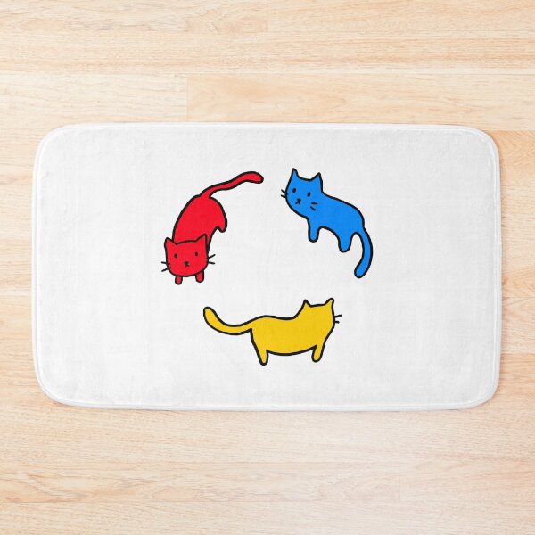 Item preview, primary colour kitties designed and sold by saacstix.