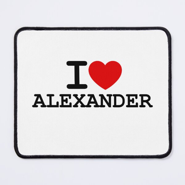 Item preview, I Love Alexander | Personalized Gift for Him designed and sold by hottest-tees.