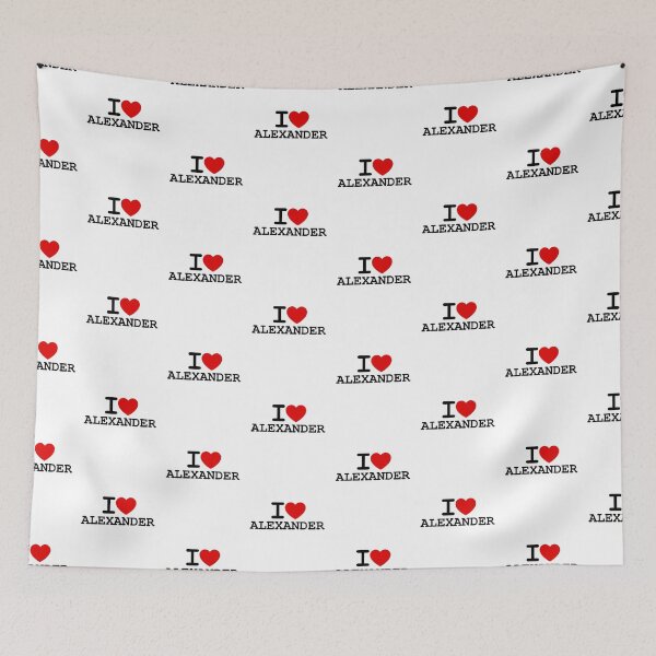 Item preview, I Love Alexander | Personalized Gift for Him designed and sold by hottest-tees.