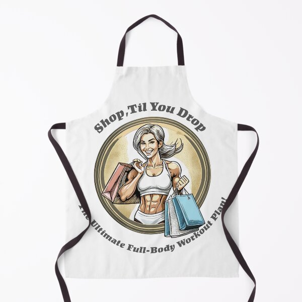Item preview, Shopaholic Fitness designed and sold by tee-blah-blah.