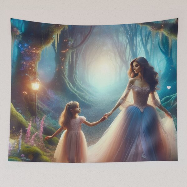 Item preview, Enchanted Forest Princess & Child designed and sold by mymagicstoreus.