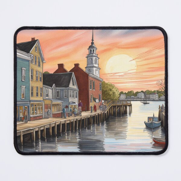 Item preview, New England Small Town designed and sold by EmblemThreads.