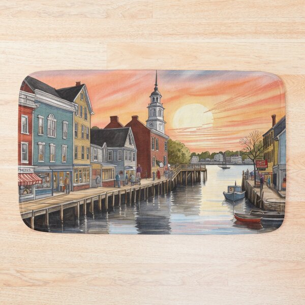 Item preview, New England Small Town designed and sold by EmblemThreads.