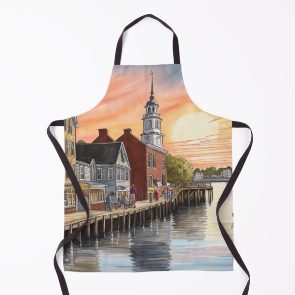 Item preview, New England Small Town designed and sold by EmblemThreads.