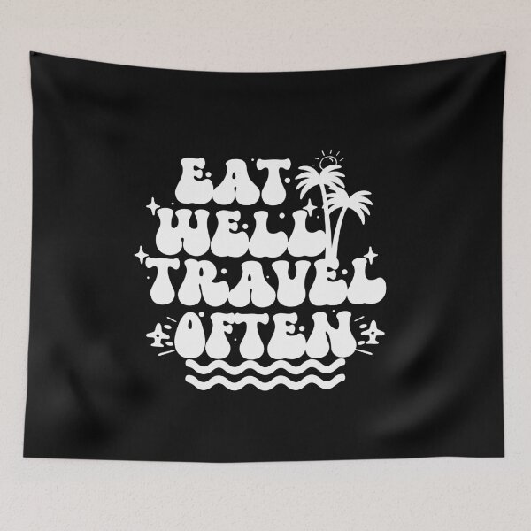 Item preview, eat well travel often, Passionate about travel and trip designed and sold by Ouzgane.