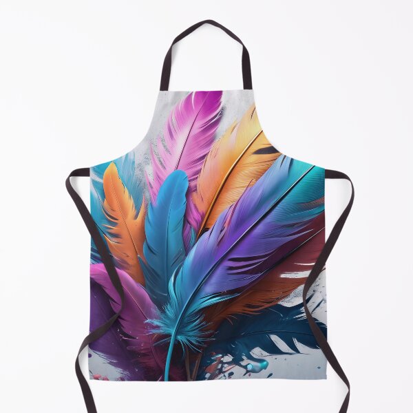 Item preview, Colorful Feather Paint Splatter designed and sold by TheArtOfPat.