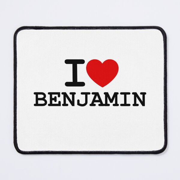 Artikelvorschau, Ich liebe Benjamin | Personalisiertes Geschenk für Ihn entworfen und verkauft von hottest-tees.