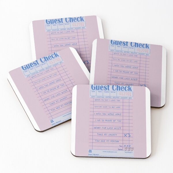 Item preview, Guest Check designed and sold by Aniirock.