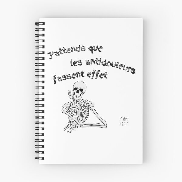 Item preview, Skeleton: I'm waiting for the painkillers to take effect designed and sold by maviedezebre.
