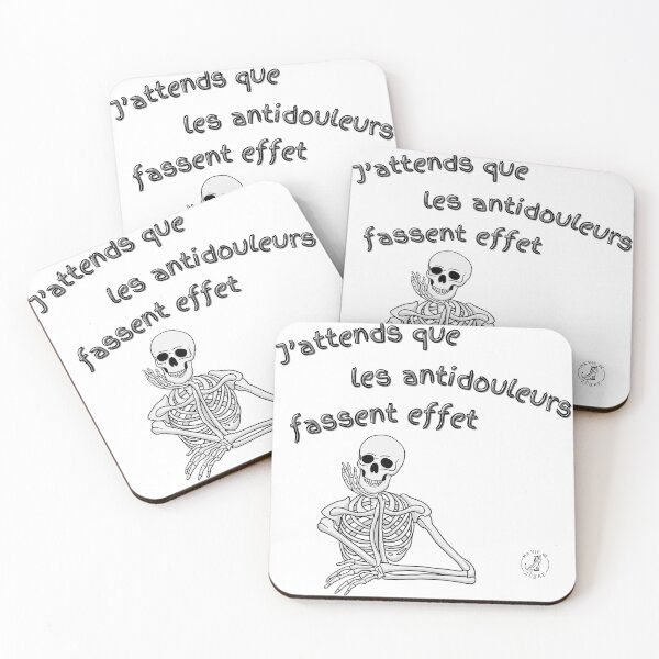 Item preview, Skeleton: I'm waiting for the painkillers to take effect designed and sold by maviedezebre.