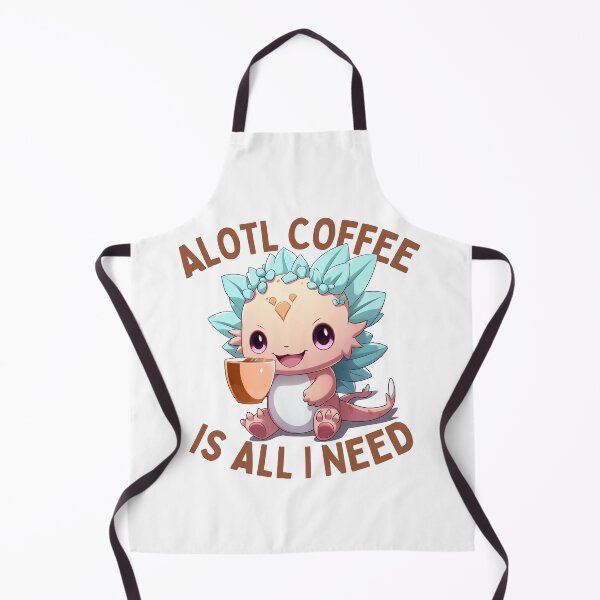 Item preview, Alotl Coffee Is All I Need - Cute Funny Kawaii Coffee Axolotl designed and sold by JayCally.
