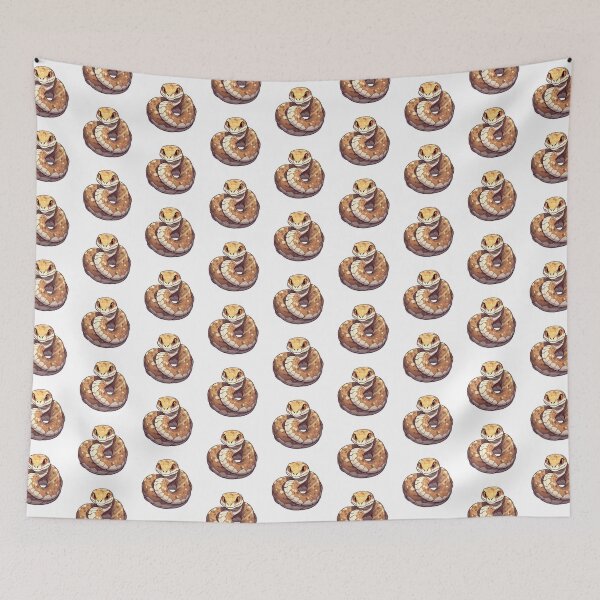 Item preview, Rock Python Kawaii African Animal Inspired Art and Stickers designed and sold by CDC40.