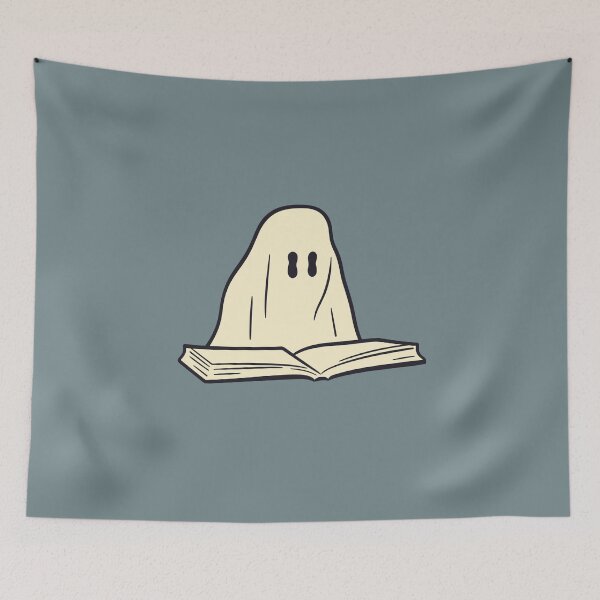 Item preview, Cute Sheet Ghost Reading designed and sold by ArtemMKV.