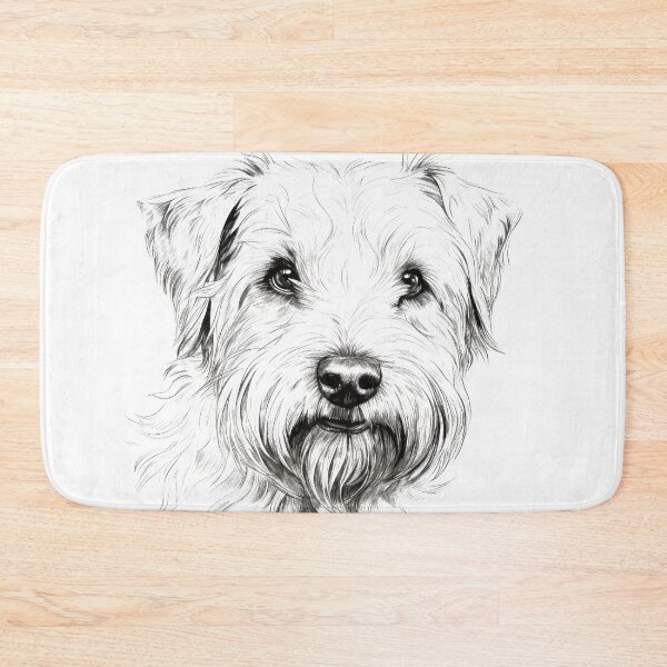 Item preview, Glen of Imaal Terrier, dog portrait dog head designed and sold by WallyPink.