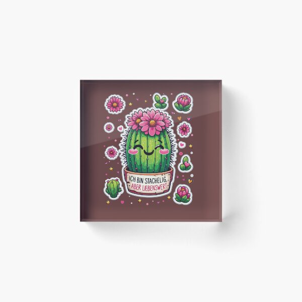 Item preview, Lovable Cactus: A prickly but charming design designed and sold by ChrisFa.