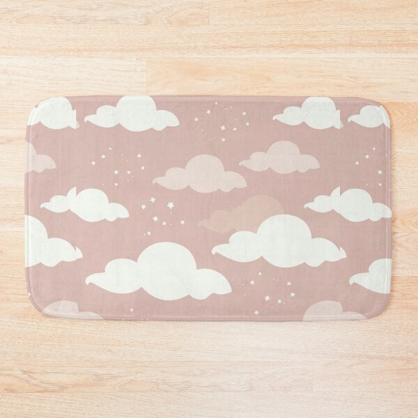 Item preview, Pink Linen Clouds Pattern, Cloudy Day designed and sold by Cr320.
