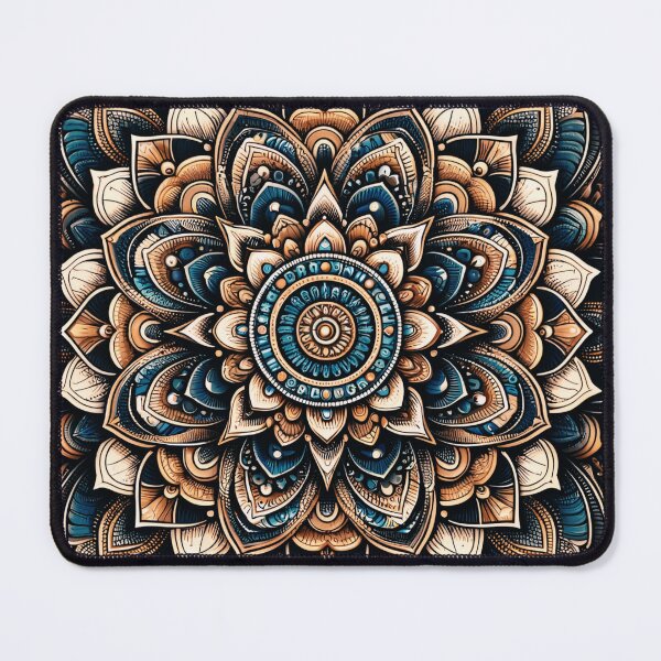 Item preview, Polish Pottery Folk Art Abstract Mandala designed and sold by Pati-Design.