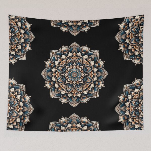 Item preview, Polish Pottery Folk Art Abstract Mandala designed and sold by Pati-Design.