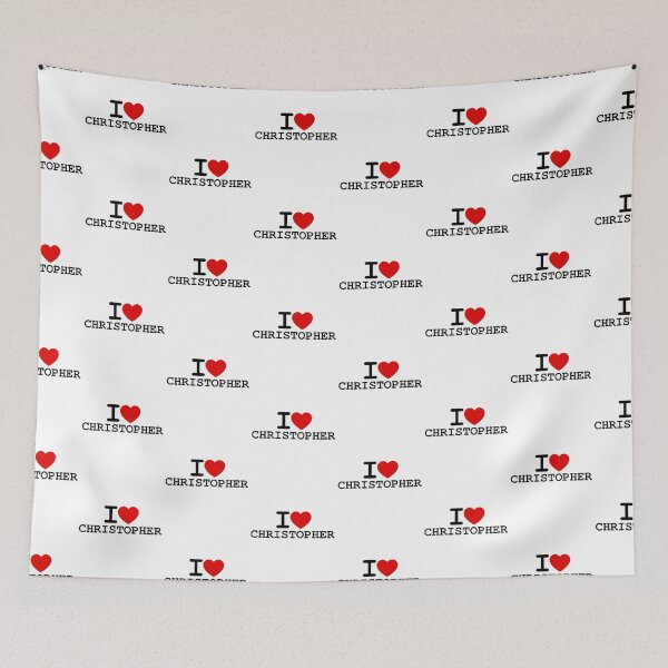 Item preview, I LOVE CHRISTOPHER | Personalized Gift for Him designed and sold by hottest-tees.