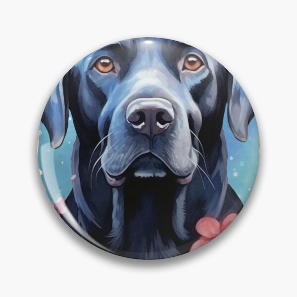 Item preview, My labrador is my valentine ! Labrador in flowers designed and sold by ZingZest.