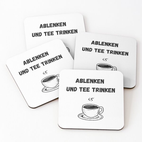 Artikelvorschau, Ablenken und Tee trinken entworfen und verkauft von GRINspiration.