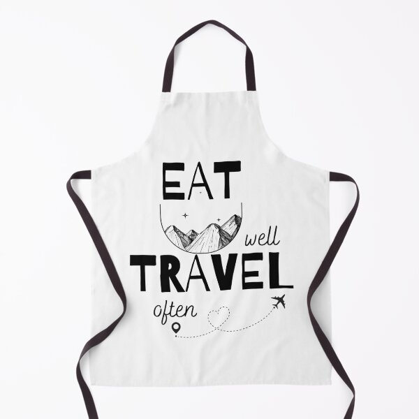 Item preview, Eat Well, Travel Often designed and sold by Inspirely.