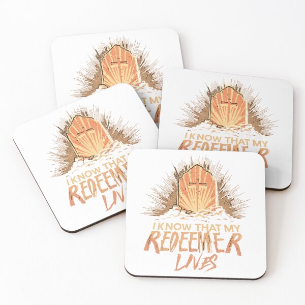 Item preview, I Know that My Redeemer Lives - Easter Resurrection Design - Faithful Christian Art designed and sold by HahaHandlesHub.