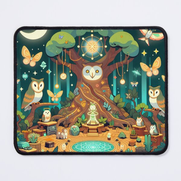 Item preview, Ancient Owl Tree Temple designed and sold by omerfdln34.
