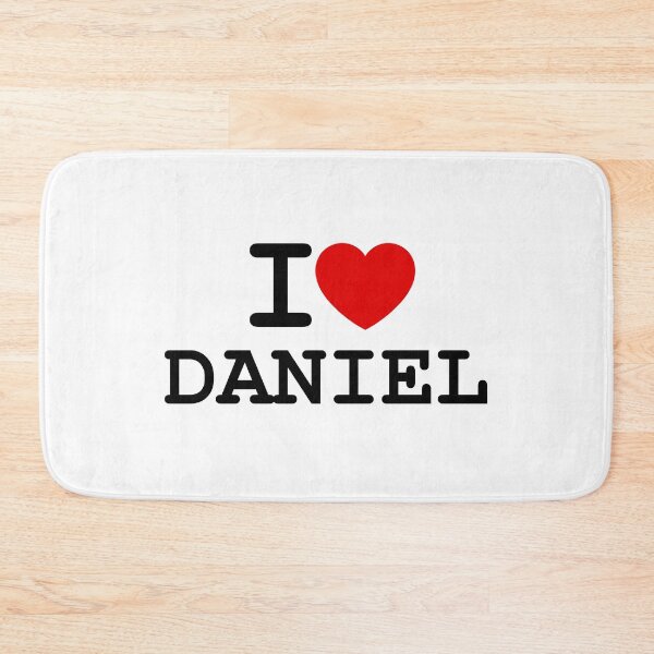 Item preview, I Love Daniel | Personalized Gift for Him designed and sold by hottest-tees.