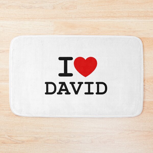 Item preview, I Love David | Personalized Gift for Him designed and sold by hottest-tees.