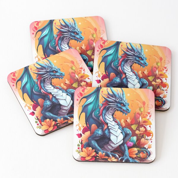 Item preview, Autumn Guardian: A Dragon's Floral Embrace designed and sold by Vitalka-uk.