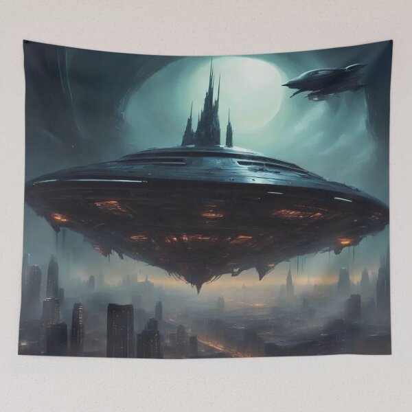 Item preview, Inner Earth ship, Science Fiction, Digital Art designed and sold by Burn-Ego.